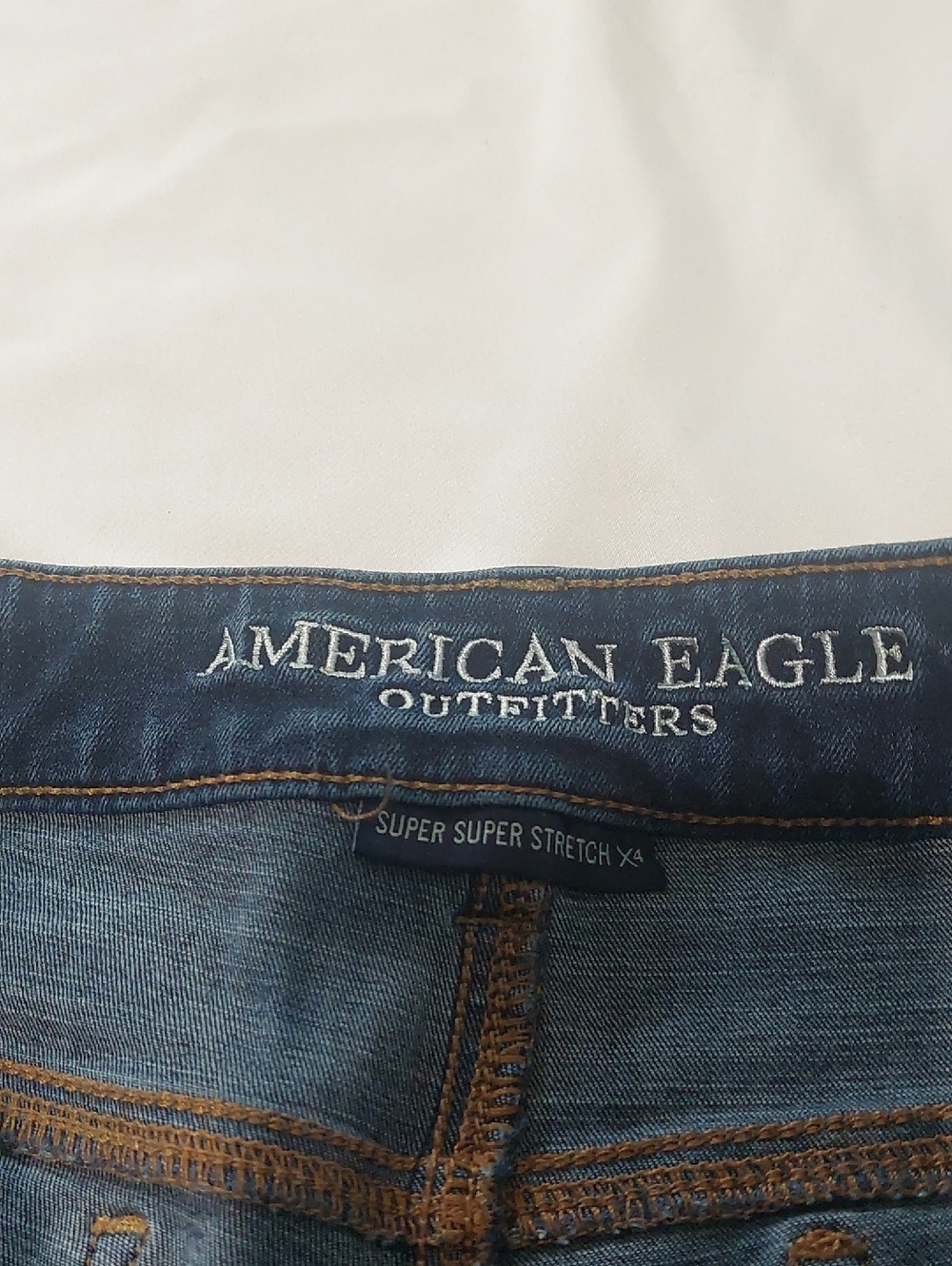 American Eagle Outfitters Women’s Dark Indigo Skinny Jeans. Size 12 - Picture 5 of 10